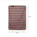 Thảm Dã Ngoại Chống Ẩm Cắm Trại 140x200 CM Thảm Biển Ngoài Trời, 200x140cm Tím, 200x140cm Đỏ