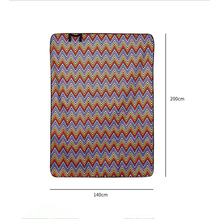 Thảm Dã Ngoại Chống Ẩm Cắm Trại 140x200 CM Thảm Biển Ngoài Trời, 200x140cm Tím, 200x140cm Đỏ