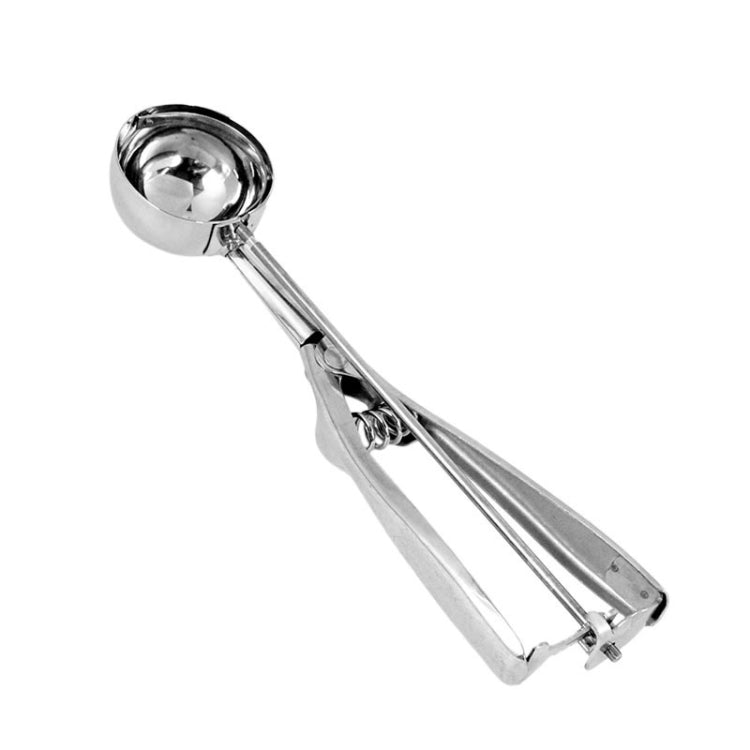 Muỗng múc kem bằng thép không gỉ dày, muỗng xúc trái cây, dài 5cm
