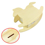 Heo Đựng Tiền Bằng Gỗ Tự Làm Hình Trojan Dễ Thương Cho Trẻ Em, 14.8x11cm
