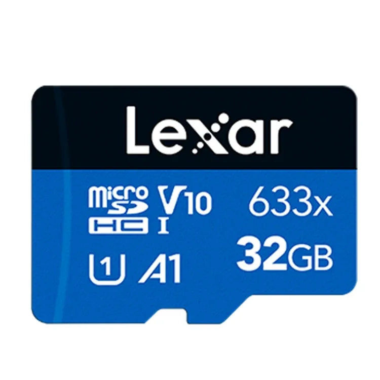 Thẻ nhớ điện thoại di động Lexar 633x 32GB tốc độ cao TF, thẻ nhớ ghi hình xe, 32GB