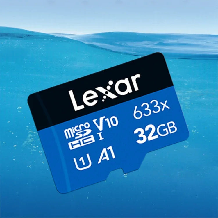 Thẻ nhớ điện thoại di động Lexar 633x 32GB tốc độ cao TF, thẻ nhớ ghi hình xe, 32GB