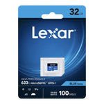 Thẻ nhớ điện thoại di động Lexar 633x 32GB tốc độ cao TF, thẻ nhớ ghi hình xe, 32GB
