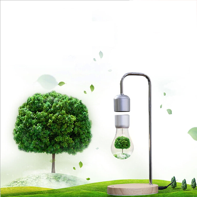 Đèn bàn trang trí công nghệ từ trường 16W bóng LED nổi uốn cong, màu đen