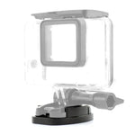 Đế gắn chân máy nhôm nhanh 4 lỗ cho camera thể thao, màu đen, có đai ốc nhúng màu đen