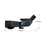 Kính thiên văn đơn zoom 15-45X60, kính đơn độ phân giải cao, ống nhòm ngoài trời xem chim, kính mục tiêu, 15-45X60 xanh lá, 15-45X60 đen