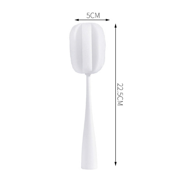 Bàn chải cốc cán dài, bàn chải cốc, bàn chải chai, bàn chải ly thủy tinh, màu trắng, đen, hồng, xám