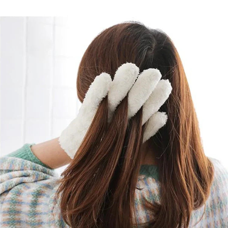 Găng tay tóc khô nhanh Singe, găng tay nhung san hô thấm hút nhanh