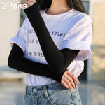 Găng Tay Chống Nắng Bằng Lụa Băng Dài Cho Đạp Xe, Lái Xe Ngoài Trời Chống Tia UV, Chiều Dài: 38cm, Găng Tay Lụa Băng (Trắng), Găng Tay Lụa Băng (Đen), Găng Tay Lụa Băng (Xám), Găng Tay Lụa Băng (Xanh), Găng Tay Lụa Băng (Hồng)