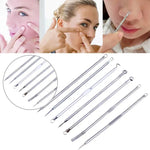 Bộ 7 Món Kim Nặn Mụn Thép Không Gỉ Kim Nặn Mụn