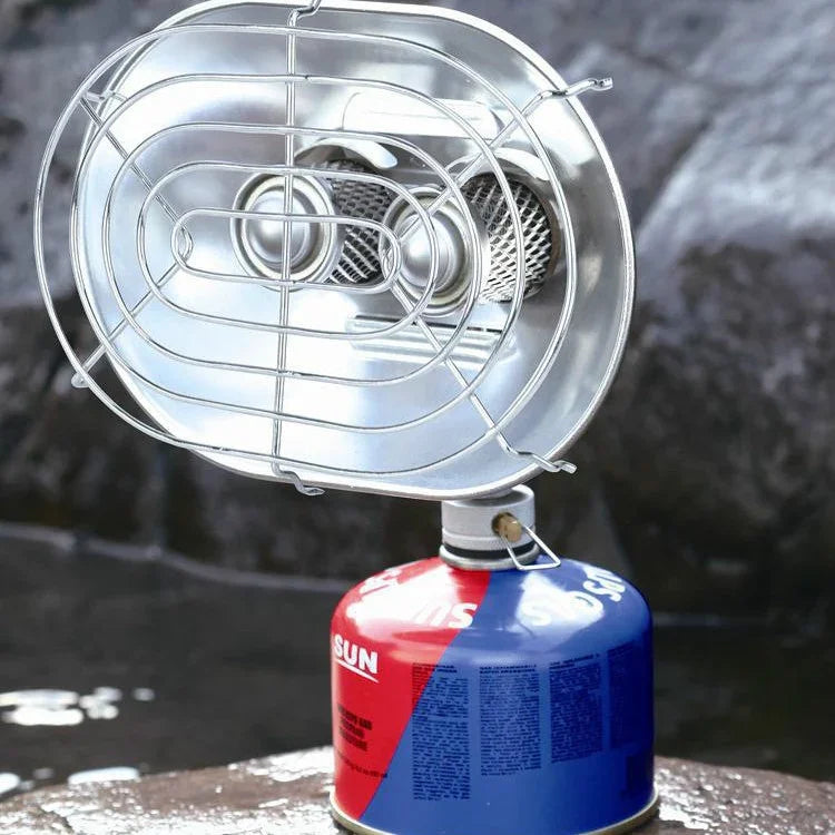 Bếp gas đôi BRS-H22 cho cắm trại ngoài trời, bếp sưởi câu cá, lò nướng không có bình gas