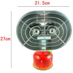 Bếp gas đôi BRS-H22 cho cắm trại ngoài trời, bếp sưởi câu cá, lò nướng không có bình gas