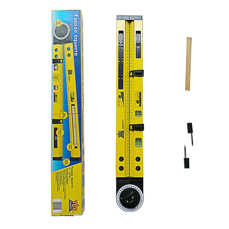 Thước đo đa năng 0-270 độ Dụng cụ đo góc nghiêng, Thước đo 0-270 độ