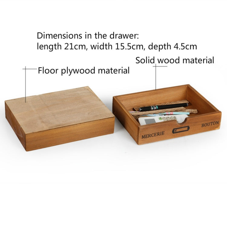 Tủ lưu trữ ngăn kéo gỗ phong cách cổ điển, một bơm, bốn bơm