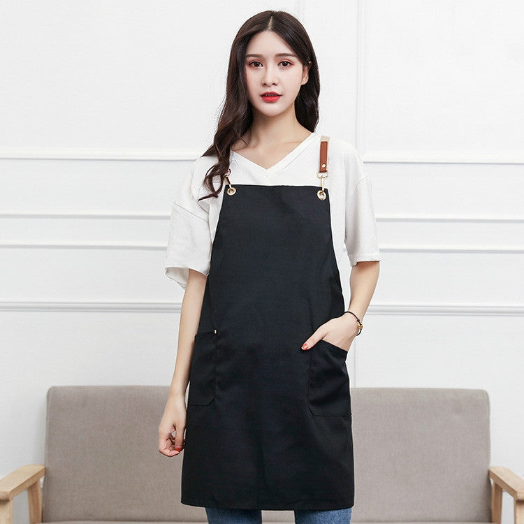 Tạp dề dây đeo vải cotton cho nhà bếp và ăn uống