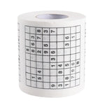 3 cuộn giấy vệ sinh sáng tạo hình Sudoku, giấy khăn mặt, 3 cuộn