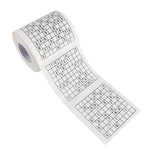 3 cuộn giấy vệ sinh sáng tạo hình Sudoku, giấy khăn mặt, 3 cuộn