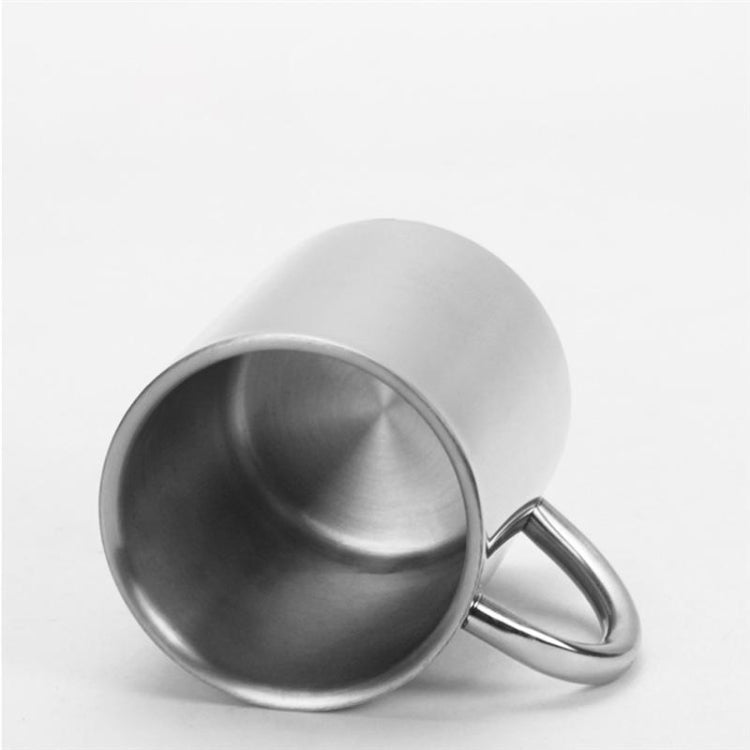 Cốc uống nước cà phê, sữa, nước bằng thép không gỉ 304, cách nhiệt đôi, bền, có nắp, dung tích 200ml, 300ml, 400ml