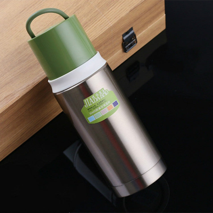 Bình giữ nhiệt chân không inox di động cho học sinh, trẻ em, kinh doanh trà, cách nhiệt lạnh, 300-400ml