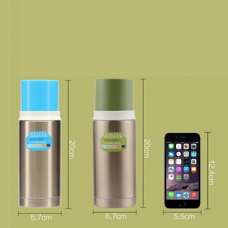 Bình giữ nhiệt chân không inox di động cho học sinh, trẻ em, kinh doanh trà, cách nhiệt lạnh, 300-400ml