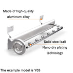 Thanh treo quần áo đẩy kéo phần cứng tủ quần áo, Y02 có thể kéo dài 12 inch, Y02 có thể kéo dài 14 inch, Y02 có thể kéo dài 16 inch, Y01 đầu sắt 10 inch, Y01 đầu sắt 12 inch, Y01 đầu sắt 14 inch, Y01 đầu sắt 16 inch
