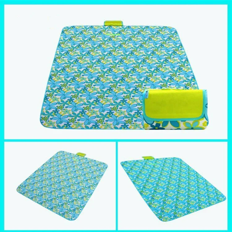 Thảm Dã Ngoại Vải Oxford 600D Ngoài Trời Thảm Chống Thấm Nước Du Lịch Mùa Xuân Thảm Biển, 150*120, 150*180 PE Lưới Đỏ