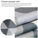 Rèm phòng tắm chống thấm nước vải polyester chống mốc, rèm tắm, 80x180cm, 80x200cm, 100x180cm, 100x200cm, 120x180cm, 120x200cm, 150x180cm, 150x200cm, 180x180cm, 180x200cm, 200x180cm, 200x200cm, 220x200cm, 240x200cm, 260x200cm, 280x200cm