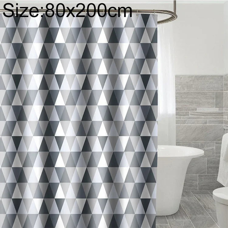 Rèm phòng tắm chống thấm nước vải polyester chống mốc, rèm tắm, 80x180cm, 80x200cm, 100x180cm, 100x200cm, 120x180cm, 120x200cm, 150x180cm, 150x200cm, 180x180cm, 180x200cm, 200x180cm, 200x200cm, 220x200cm, 240x200cm, 260x200cm, 280x200cm