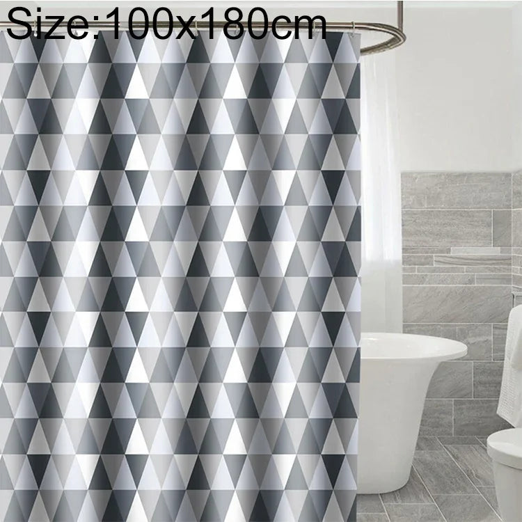 Rèm phòng tắm chống thấm nước vải polyester chống mốc, rèm tắm, 80x180cm, 80x200cm, 100x180cm, 100x200cm, 120x180cm, 120x200cm, 150x180cm, 150x200cm, 180x180cm, 180x200cm, 200x180cm, 200x200cm, 220x200cm, 240x200cm, 260x200cm, 280x200cm