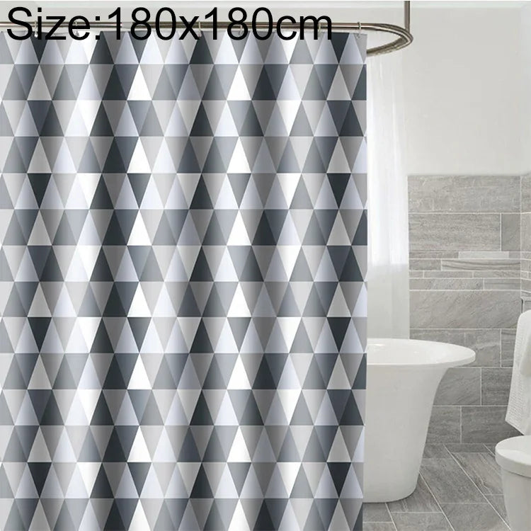 Rèm phòng tắm chống thấm nước vải polyester chống mốc, rèm tắm, 80x180cm, 80x200cm, 100x180cm, 100x200cm, 120x180cm, 120x200cm, 150x180cm, 150x200cm, 180x180cm, 180x200cm, 200x180cm, 200x200cm, 220x200cm, 240x200cm, 260x200cm, 280x200cm