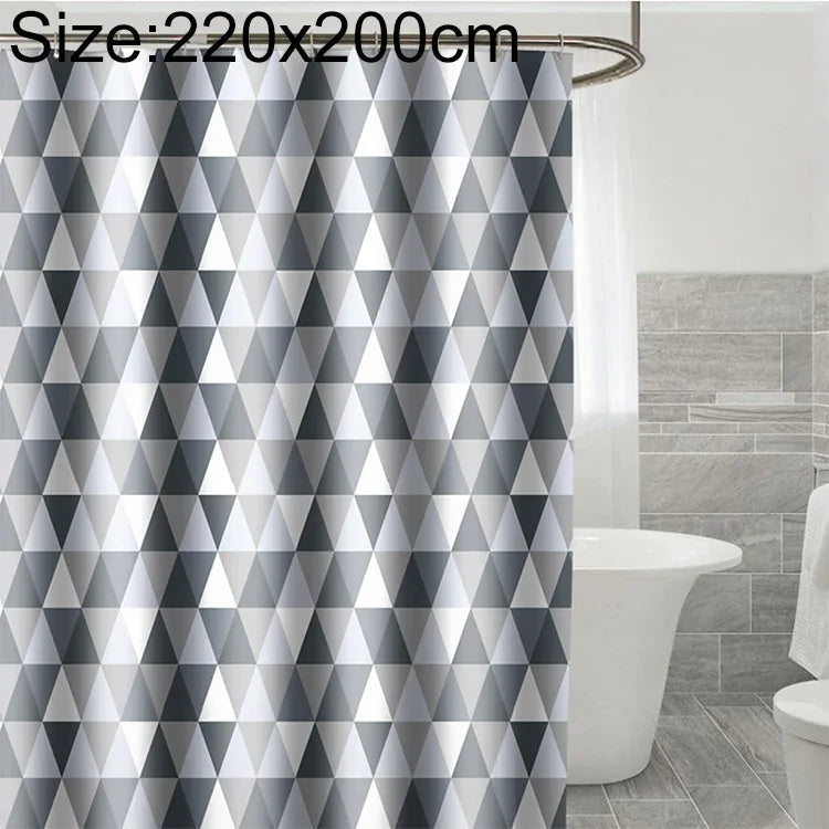 Rèm phòng tắm chống thấm nước vải polyester chống mốc, rèm tắm, 80x180cm, 80x200cm, 100x180cm, 100x200cm, 120x180cm, 120x200cm, 150x180cm, 150x200cm, 180x180cm, 180x200cm, 200x180cm, 200x200cm, 220x200cm, 240x200cm, 260x200cm, 280x200cm
