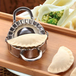 Dụng cụ làm bánh bao bằng thép không gỉ, dao cắt bột, khuôn bánh bao, phụ kiện nhà bếp, dụng cụ làm bánh, loại lớn 9.7cm kèm hộp trắng, loại nhỏ 7.7cm kèm hộp trắng, dao cắt bánh bao tròn 8.3cm, dao cắt bánh bao tròn 7.3cm