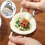 Dụng cụ làm bánh bao bằng thép không gỉ, dao cắt bột, khuôn bánh bao, phụ kiện nhà bếp, dụng cụ làm bánh, loại lớn 9.7cm kèm hộp trắng, loại nhỏ 7.7cm kèm hộp trắng, dao cắt bánh bao tròn 8.3cm, dao cắt bánh bao tròn 7.3cm