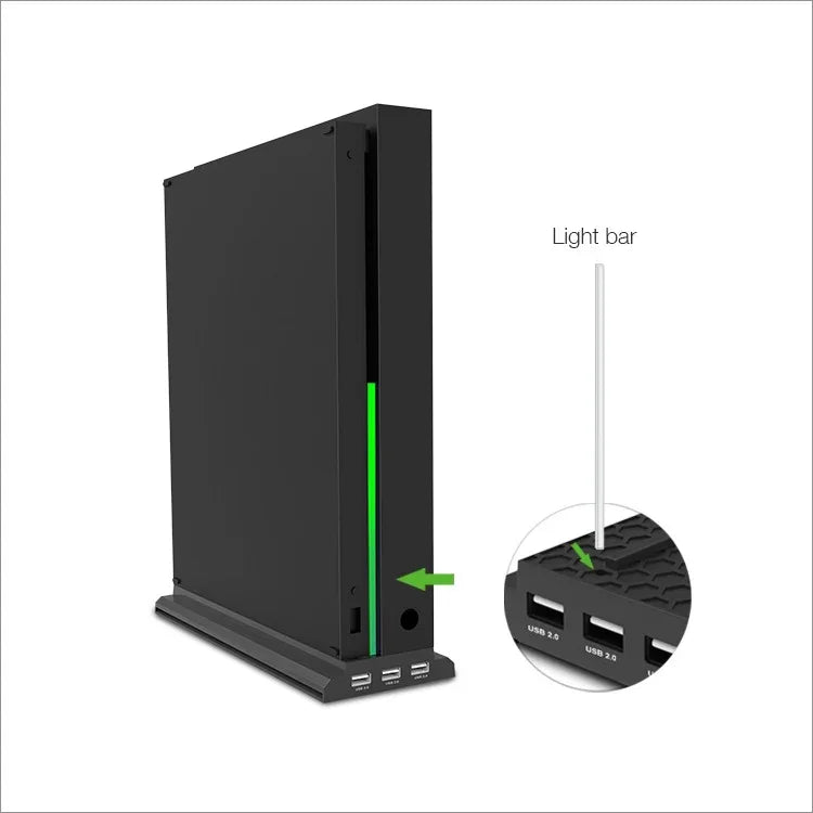 Đế Đứng Tản Nhiệt Dọc DOBE TYX-1768 Giá Đỡ Quạt Làm Mát cho Máy Chơi Game Xbox One X, TYX-1768