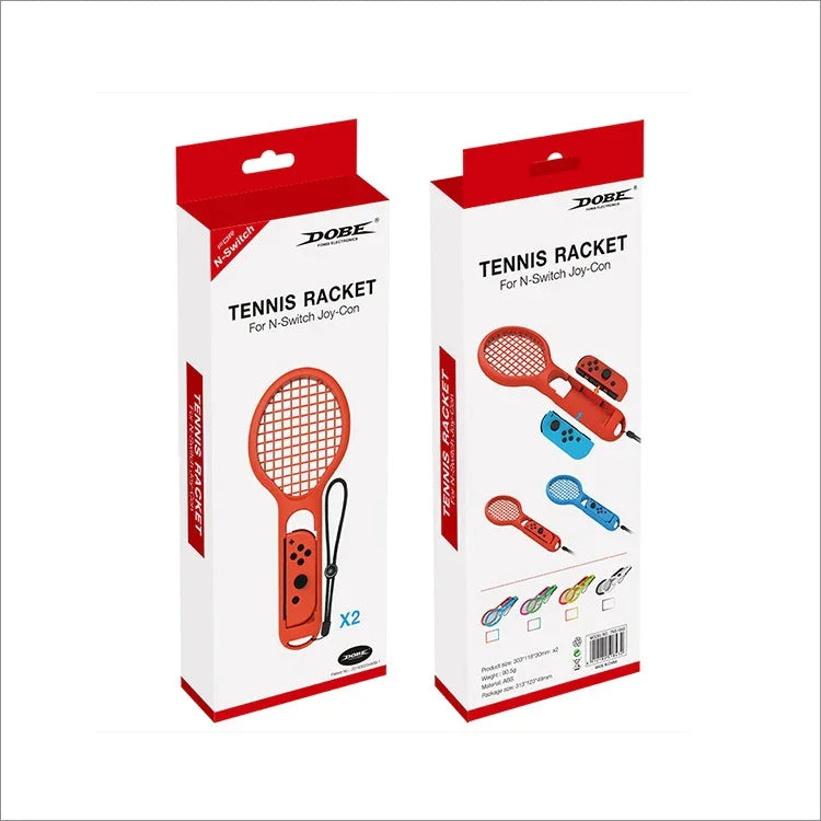 Tay cầm nhỏ trái và phải BODE cho vợt tennis NS, tay cầm chơi game thể thao TNS1843 cho Switch, vợt tennis (Đỏ và xanh dương)