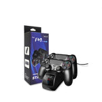 Đế sạc đôi USB có đèn báo cho tay cầm không dây PS4, SND-401
