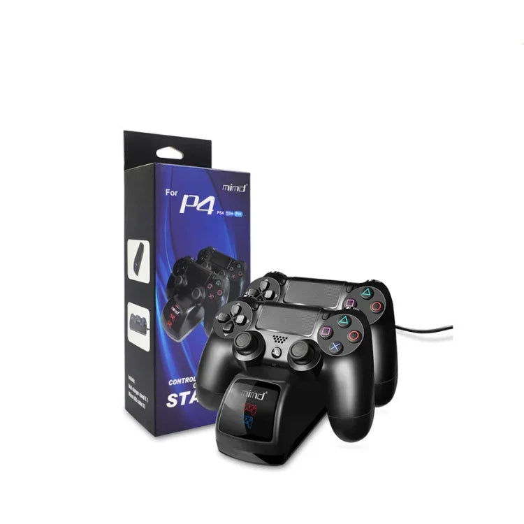 Đế sạc đôi USB có đèn báo cho tay cầm không dây PS4, SND-401