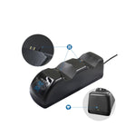 Đế sạc đôi USB có đèn báo cho tay cầm không dây PS4, SND-401