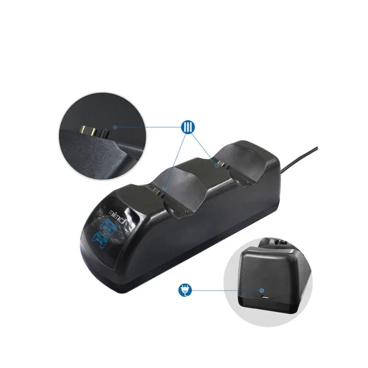 Đế sạc đôi USB có đèn báo cho tay cầm không dây PS4, SND-401