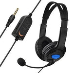 Tai Nghe Đầu Lớn Hai Bên Tai Chủ PS4 Đàm Thoại Giọng Nói Qua Internet cho PS4, Tai Nghe Đầu Lớn