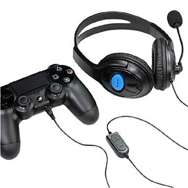 Tai Nghe Đầu Lớn Hai Bên Tai Chủ PS4 Đàm Thoại Giọng Nói Qua Internet cho PS4, Tai Nghe Đầu Lớn