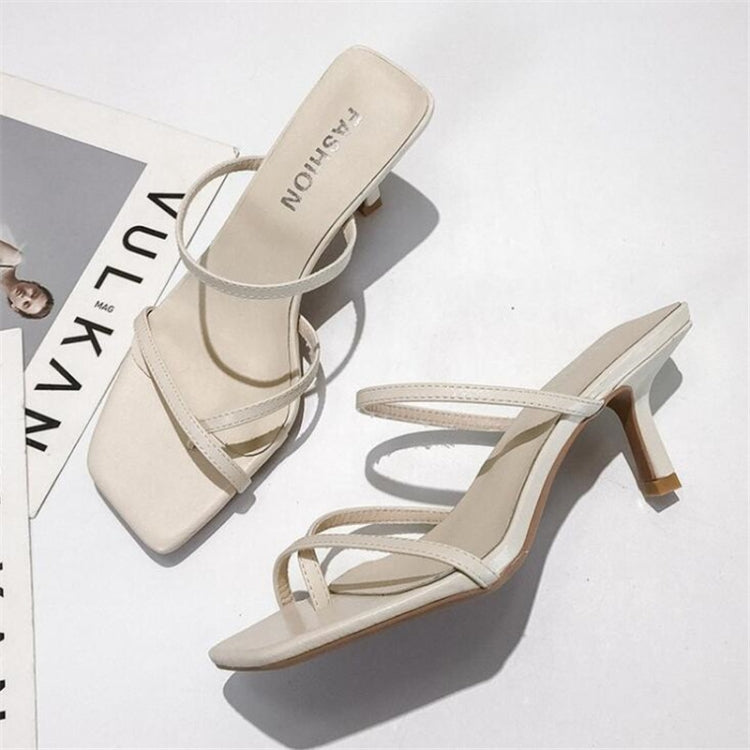 Sandal cao gót nhọn mũi thời trang nữ, size 34, 35, 36, 37, 38, 39