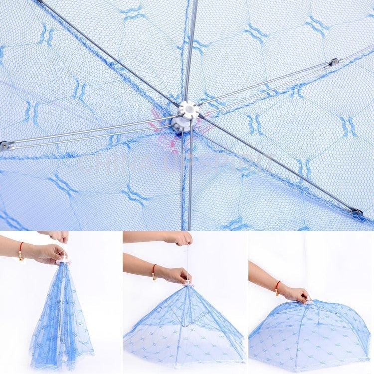 Vỏ Đậy Đĩa Lưới Gấp Ren, Vỏ Đậy Đĩa Chống Bụi In Hình, Vỏ Đậy Thức Ăn Chống Ruồi, Vỏ Đậy Đĩa Gấp Ren