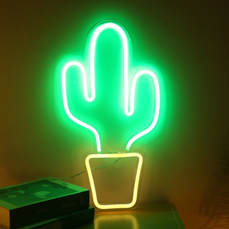 Đèn trang trí kỳ nghỉ bằng đèn neon bảng sau trong suốt acrylic LED, hình xương rồng, trái tim, kem que, chuối