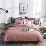 Bộ ga giường chần bông kẻ caro trơn, bộ ga trải giường chăn ga gối, 168*229cm (1 vỏ gối, 1 chăn), 200*230cm (2 vỏ gối, 1 chăn), 228*228cm (2 vỏ gối, 1 chăn), 260*230cm (2 vỏ gối, 1 chăn), 135*200cm (1 vỏ gối, 1 chăn)