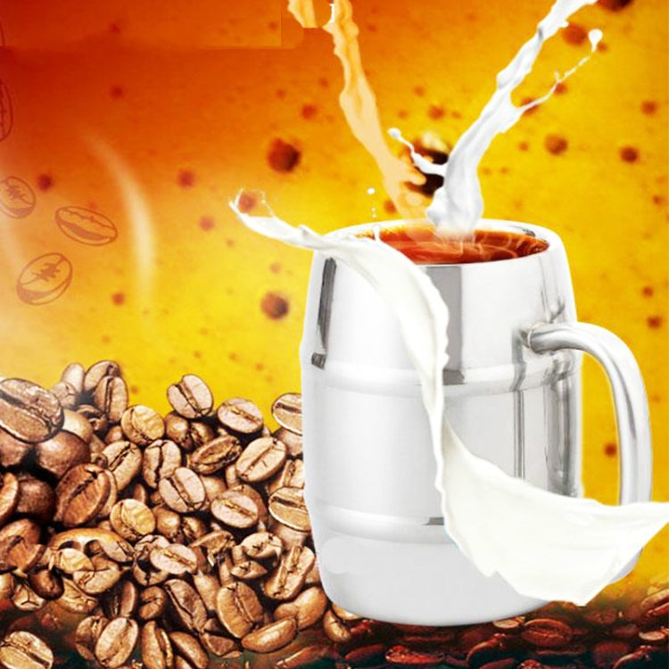Cốc bia bằng thép không gỉ cho cắm trại ngoài trời, cốc trà cà phê kiểu phương Tây cách nhiệt, cốc nước di động có tay cầm, cốc bia ngoài trời