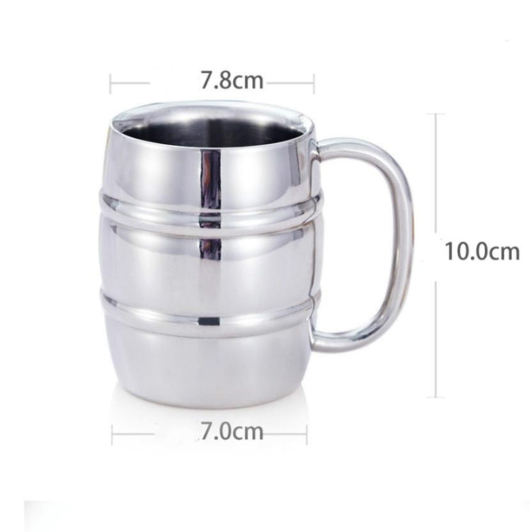 Cốc bia bằng thép không gỉ cho cắm trại ngoài trời, cốc trà cà phê kiểu phương Tây cách nhiệt, cốc nước di động có tay cầm, cốc bia ngoài trời