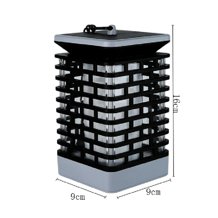 Đèn cảnh quan cảm ứng năng lượng mặt trời LED, đèn ngọn lửa ngoài trời chống nước, đèn lồng sân vườn