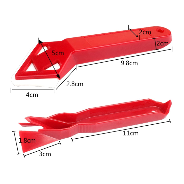 2 PCS  Mini Handmade Tools Scraper Floor Cleaner Surface Glue Residual Shovel Tool, Floor Cleaner Scraper