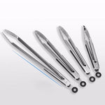 Kẹp Thịt Nướng Nhà Bếp Thép Không Gỉ Tay Cầm Silicone, 9 inch, 12 inch, 14 inch, 16 inch